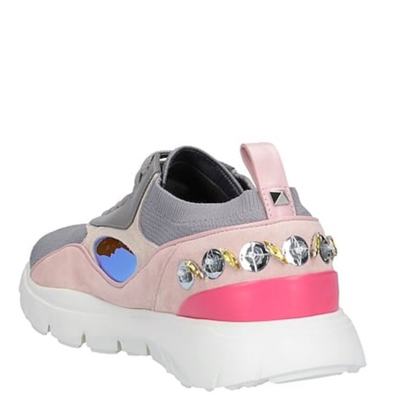 🎉 HP 🎉 Valentino Knit Embellished Sneakers - Picture 9 of 10